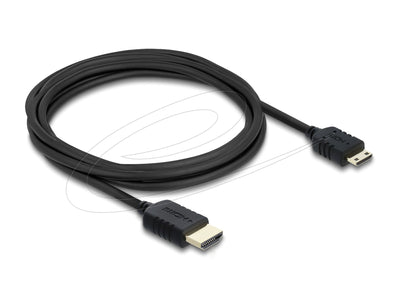Delock Koaxiales High Speed HDMI Cable HDMI Male a Mini HDMI Male 8K 60 H — image 1