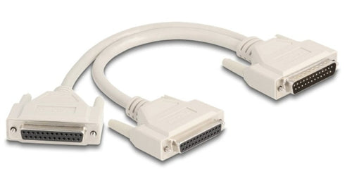 Adapter And Cable Splitter D-sub 25 Pin Connector Male a 2 X D-sub 25 Pin Connector Female With Screws 30CM — image 1