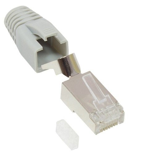 Good Connections RJ45 Connector Network Ges. CAT.6A Grey 50X