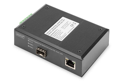 Digitus Convertidor Industrial Gigabit Media RJ45 Sfp PoE Pse — image 1