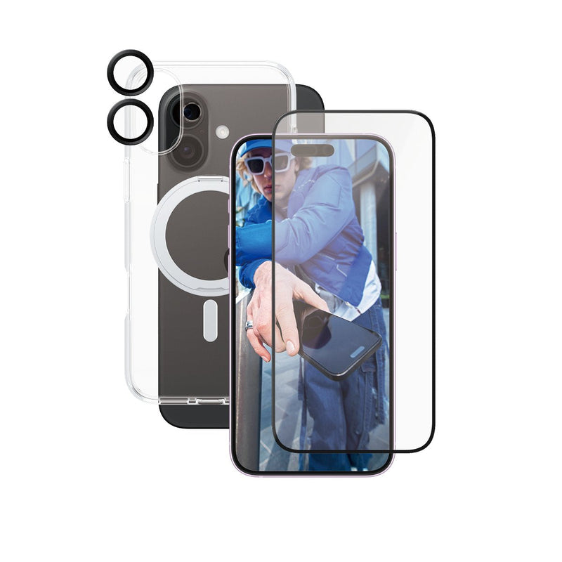 Panzerglass Care™ By ® 3-IN-1 Ceramic Bundle Iphone 16 Plus Case For Apple - Iphone 16 Plus Transparent