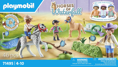 Playmobil 71495 Torneo Ponis Caballos Cascada — image 1