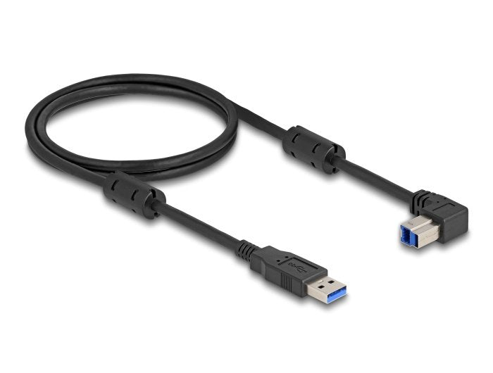 Delock USB 5Gbps Cable Type a Connector Male a Type B Connector Male 90° Abajo Angulado 1M