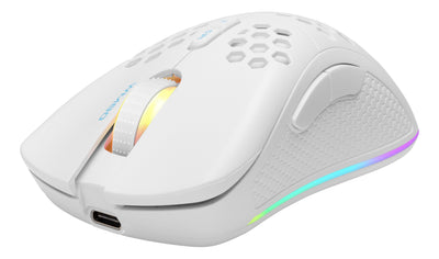 Deltaco Mouse Gaming Usb, Rgb, White — image 1