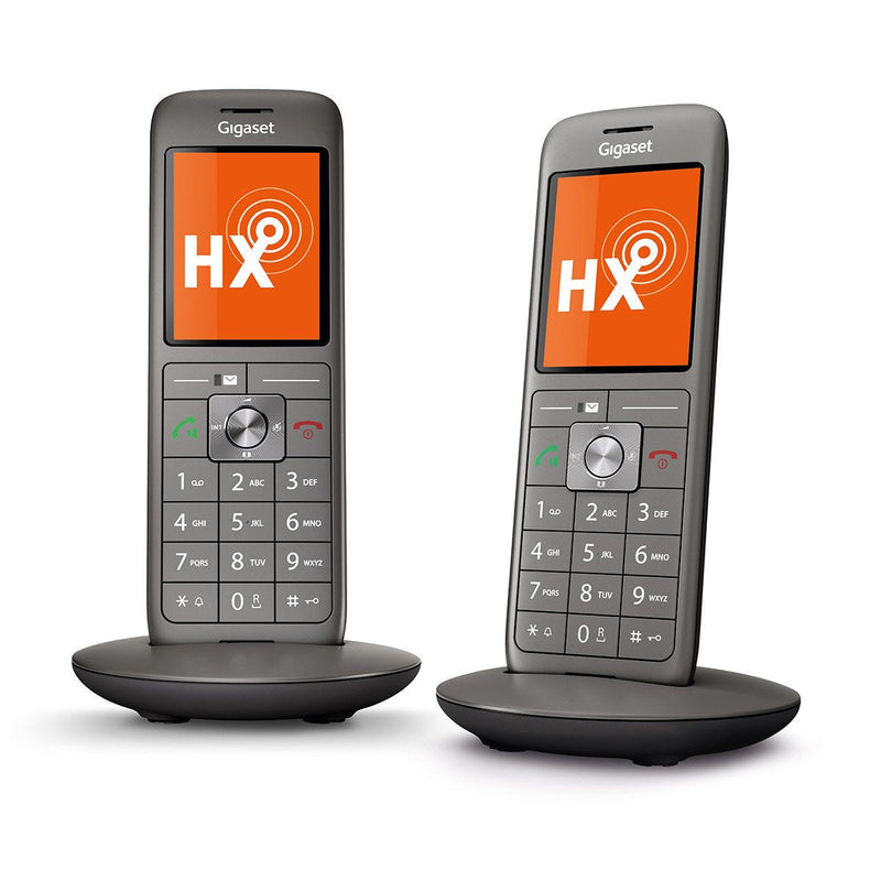 Gigaset CL660HX Phone Dect/Analógico Antracita, Black Identificador Llamadas