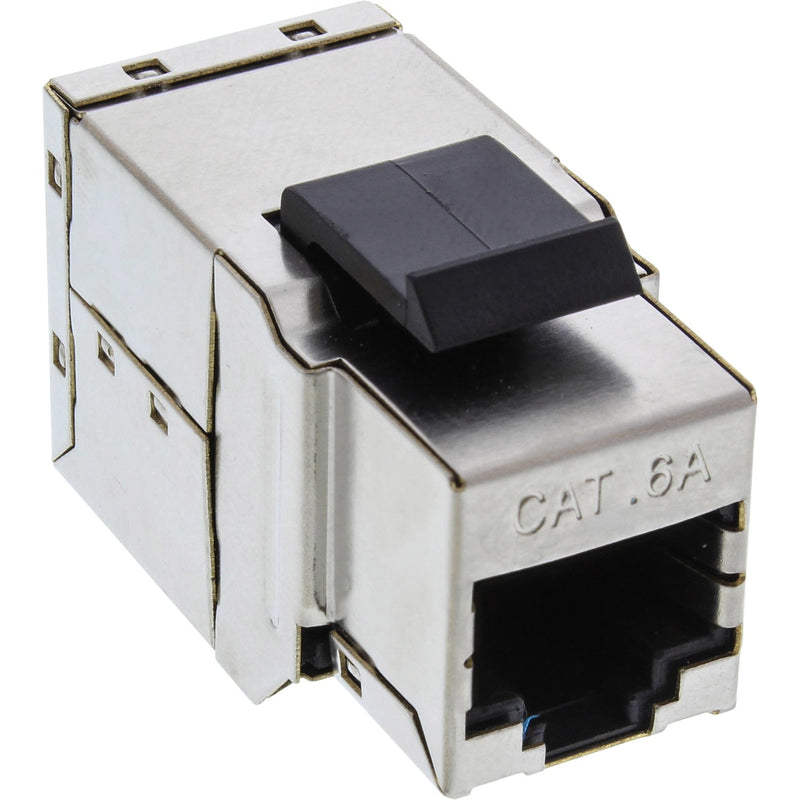 Inline Módulo Keystone RJ45 Female a Female Snap-in CAT.6A STP
