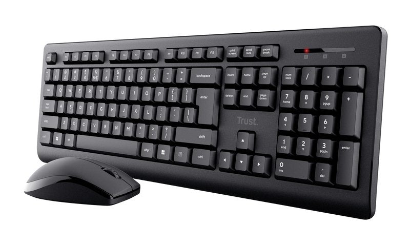 Trust Primo Keyboard Mouse Included Universal RF Wireless QWERTY English Ee. Uu. Black