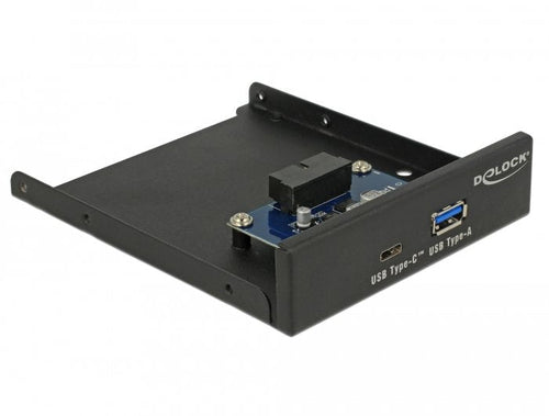 Delock 3.5 USB 3.1 Gen 1 Front Panel 1 X USB Type-c™ + 1 X USB Typ-a — image 1