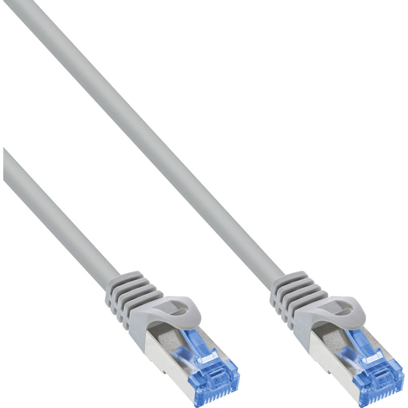 Inline Network Cable , CAT.6A, S/FTP, Tpe Flexible, Grey 15M
