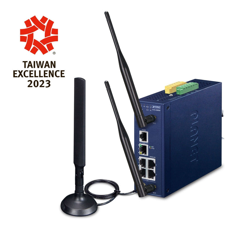 Planet Industrial 5-PORT Ge Lorawan WLAN Gateway LCG-300W-EU