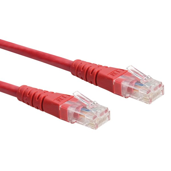 Roline Network Cable KAT.6 Class Y UTP Rojo 0,5M