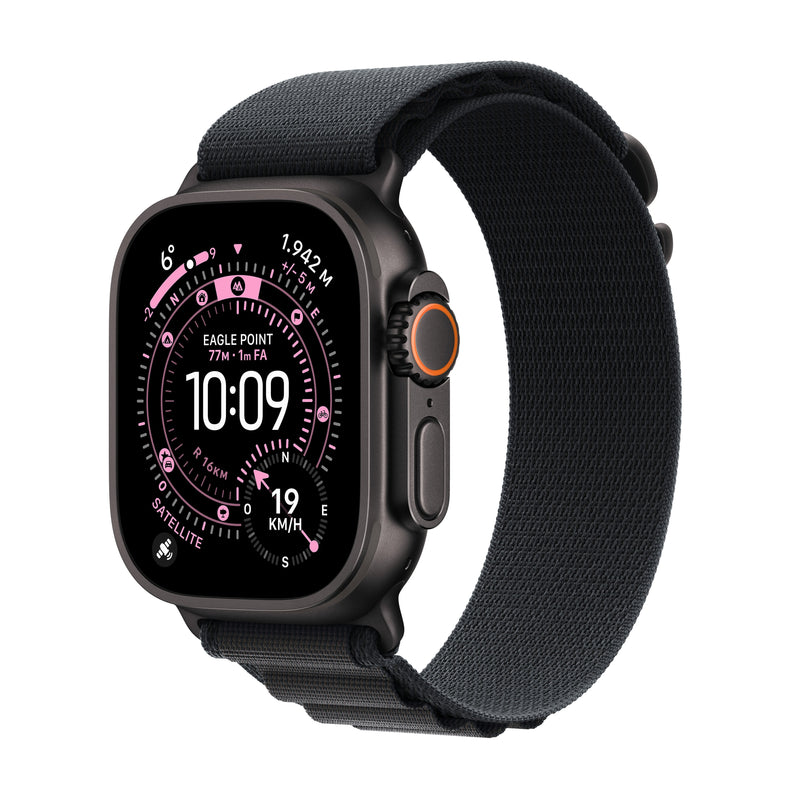 Apple Watch Ultra 3 GPS Cellular 49MM Caja Titanio Negro Strap Loop Alpine Negro M