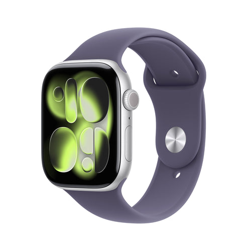 Watch Series 11 GPS + Cellular Koperta 46MM Z Aluminium W Kolorze Srebrnym, Pasek Sportowy W Kolorze Mlecznego — image 1