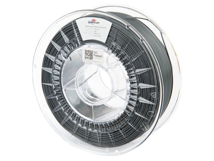 Spectrum 3D Filament / Pla Premium / 1,75MM / Dark Grey / Dunkelgris / 1KG
