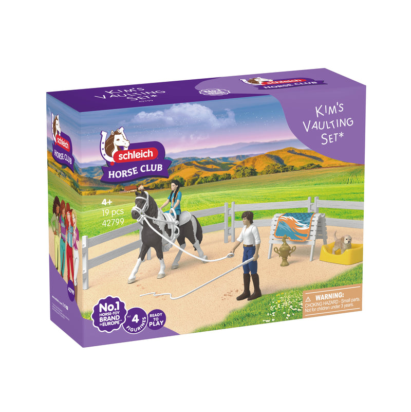 Schleich Horse Club Kim's Voltigier Set 42799