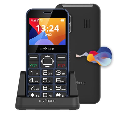 Myphone Halo 3, Barra, SIM Única, 5,87CM (2.31), 0,3 MP, 1000MAH, Black Blue