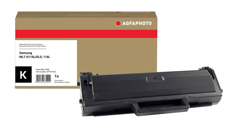 Agfaphoto APTS116LE Toner Samsung MLT-D116L Els Black