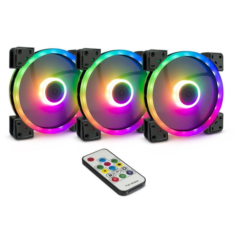 Inter-tech Fan 140*140*25 Argus Rgb-fan Set 3 Pieces RS-14 Retail