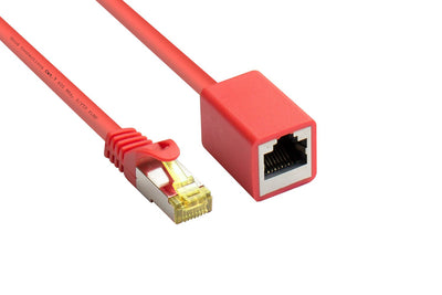 Good Connections Cable Redverl. M. CAT.7 Rk Red 1M — image 1