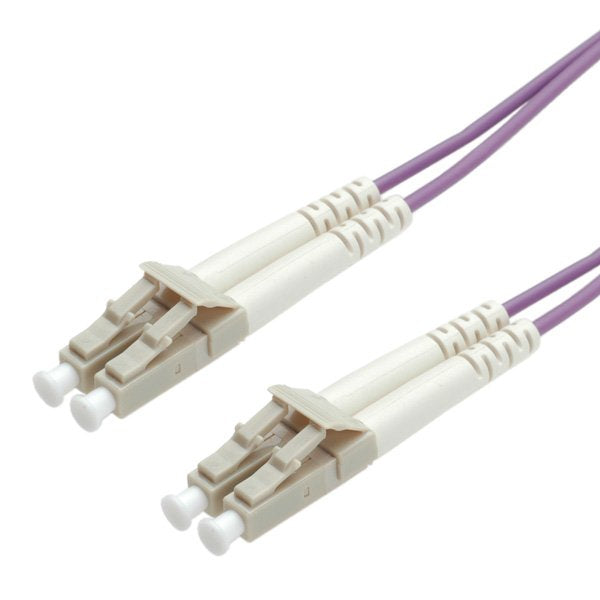 Roline Lwl-cable 50 125UM OM4 Lc Low-loss-stecker Violett 5M