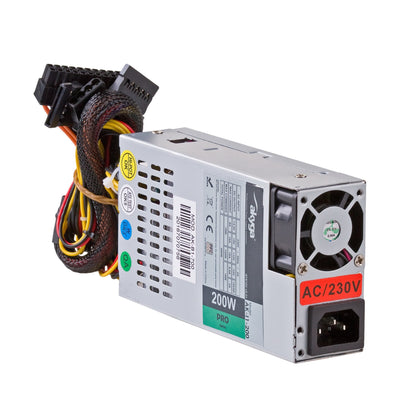 Akyga Power Supply 1U Mini ITX / Flex ATX 200W AK-I1-200 P4 Pfc Fan 3XSATA — image 1