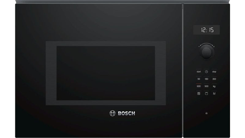 Bosch Microwave Integrable BEL554MB0 Display LED Capacity 25L With Grill Colour Glass Black Without Frame