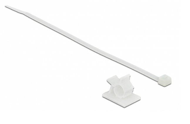 Delock 18877 Presilla Nylon White 10 Pieces