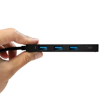 Logilink UA0311 Hub Interfaz USB 3.2 Gen 1 (3.1 Gen 1) Type-c 5000 Mbit/S Black — image 1