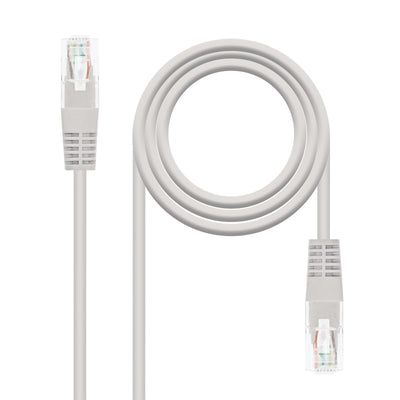 Nanocable Network Cable RJ45 Lszh CAT.6 UTP AWG24 2M - Grey — image 1