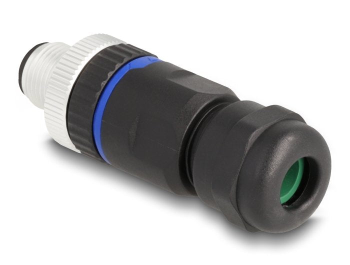Delock 60534 M12 Connector Codificado a 5 Pines Male Assembly With Connection Screw