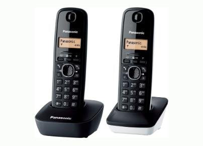 Panasonic Phone Wireless KX-TG1612SP1 Pack Duo Black — image 1
