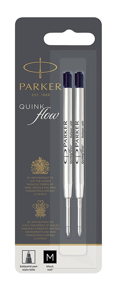 Parker Replacement For Pen Quinkflow 2ER M Blister Black — image 1