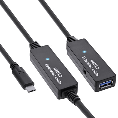 Inline® USB 3.2 GEN.1 Active Extension, USB-C Male a USB-A Female 10M — image 1