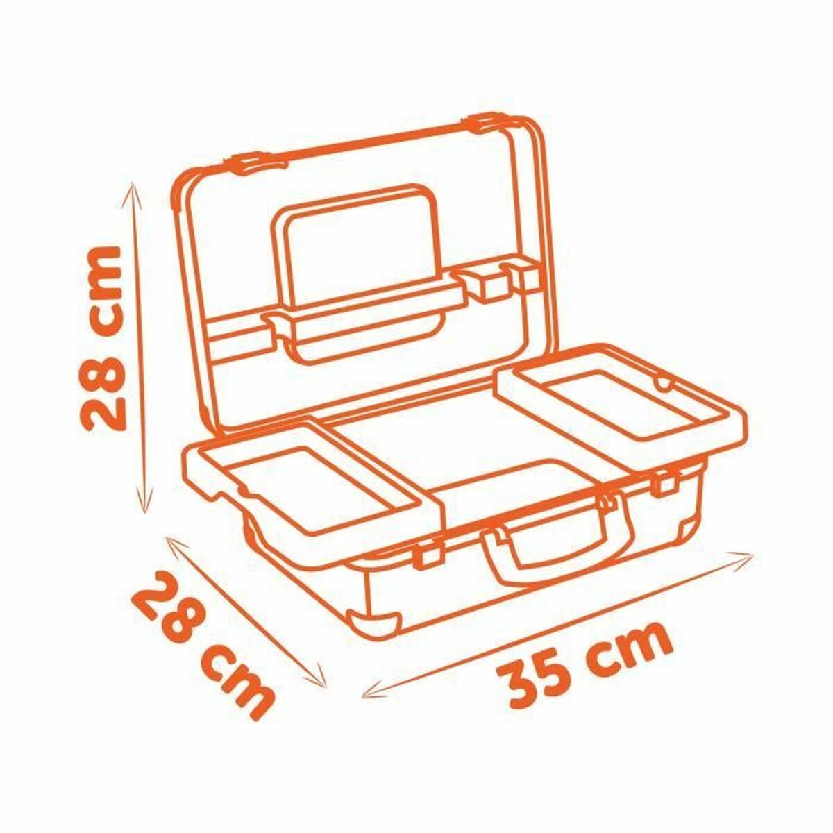 Smoby Set Of Tools For Children Smoby 28 X 28 X 35 Cm 39 Pieces