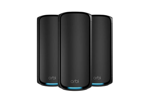 NETGEAR Orbi 970 Series Quad-band Wi-Fi 7, 3-PACK Quad-band (2.4GHZ / 5GHZ-1 / 5GHZ-2 / 6GHZ) Wi-Fi 6 (802.11A — image 1