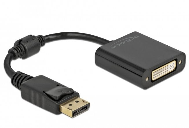 Delock Adapter DisplayPort 1.1 Male a DVI Female Passiv Black