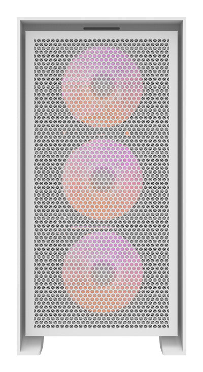 Darkflash DRX70 Mesh Glass Tempered ATX/MATX/ITX White Midi Tower 3 Fans PC Case — image 1