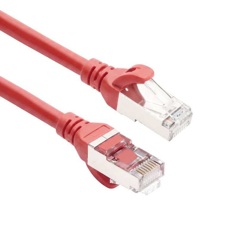 Red 7 Meters Tpe S FTP CAT.6A Ultra-flex Patch Cable Snagless With RJ45 Connectors