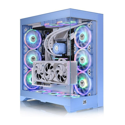 Thermaltake PC Case Cte E600 Mx Hydrangea Blue ARGB ATX 2x USB 3.0 Without Power Supply Blue — image 1