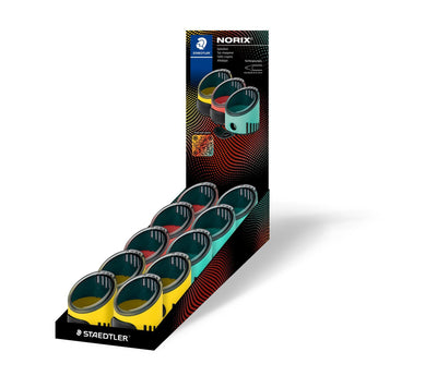 Staedtler Norix Expositor 10 Sacapuntas With Deposito - 1 Agujero Pencils Up To Ø 8,2MM - Colours Surtidos — image 1
