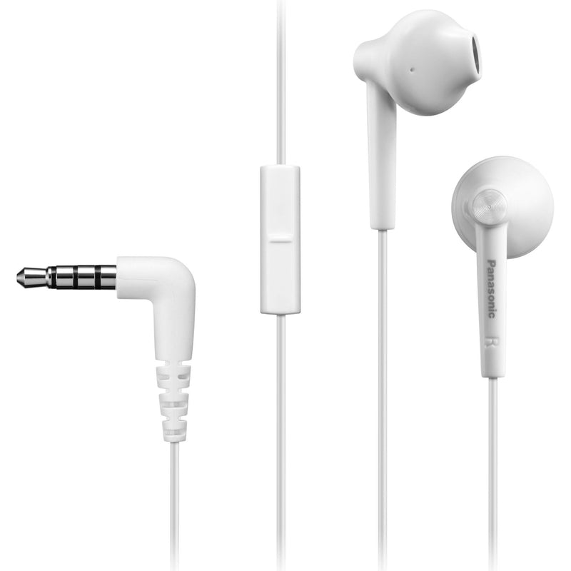 Panasonic Headphones Intrauditivos RP-TCM55 With Microphone Jack 3.5 White