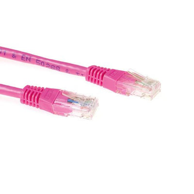 Pink 15 Meter U UTP CAT.6A Patch Cable With RJ45 Connectors — image 1