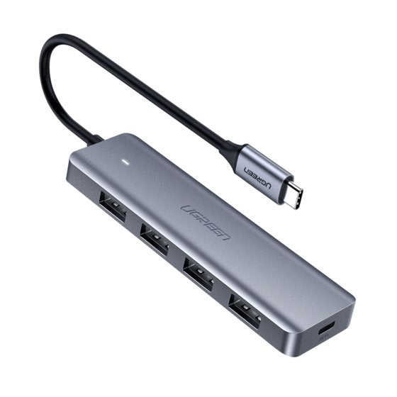 UGREEN Hub 50985 Interfaz USB 3.2 Gen 1 (3.1 Gen 1) Type-a 5000 Mbit/S Silver