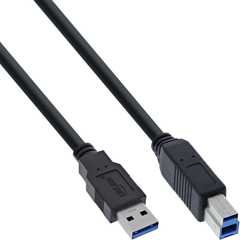 Inline USB 3.0 Cable Type a Male a Type B Male Black 3M