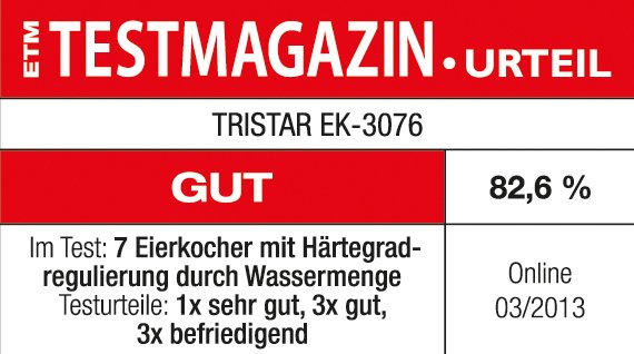 Tristar Cocedor Huevos EK-3076 Capacity 7 Huevos