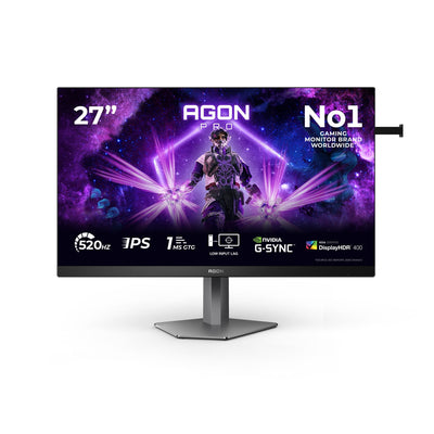AOC Monitor AG276FK 27 Black (matt)/Grey Oscuro, Fullhd, Fast-ips, USB Hub, Adaptive-sync, Panel 520HZ AG276FK — image 1