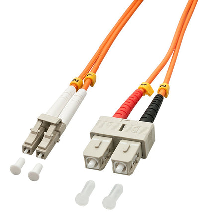 Lindy Cable Dúplex Fibre Optic Lc/Sc OM2 1M 50/125ÆM Multimode — image 1