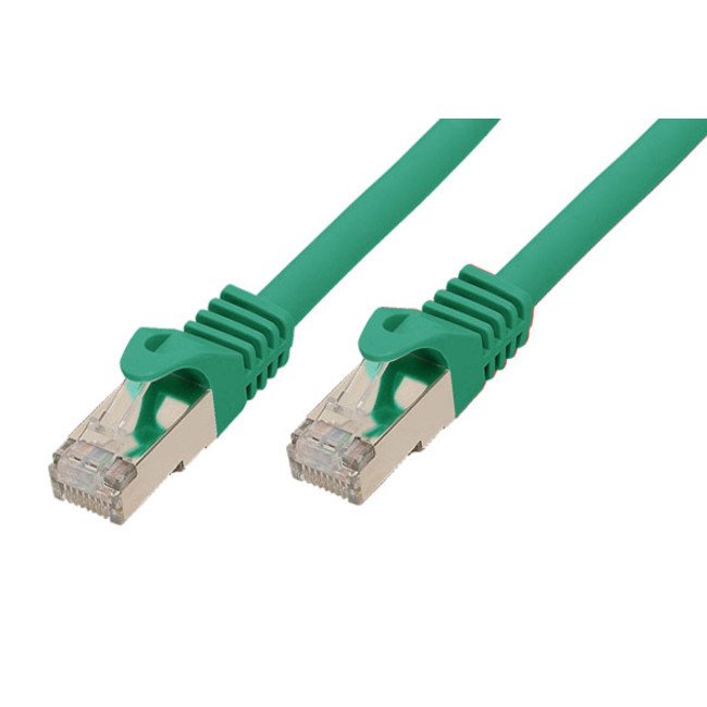 S-conn RJ45-RJ45, M-m, 10M Network Cable CAT.7 S/FTP (s-STP) Green