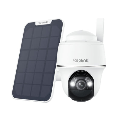 Reolink Go Series G430 + Panel Solar 2, Camera Surveillance White 5MP, 3G/LTE Go Series G430 With Solar Panel  — image 1