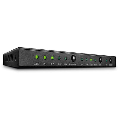 Lindy HDMI 2.0 18G Switch With Audio - Video/Audio-schalter - 4 Anschlüsse — image 1